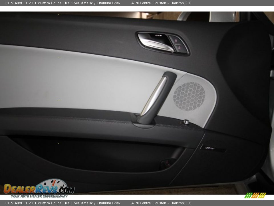 2015 Audi TT 2.0T quattro Coupe Ice Silver Metallic / Titanium Gray Photo #10