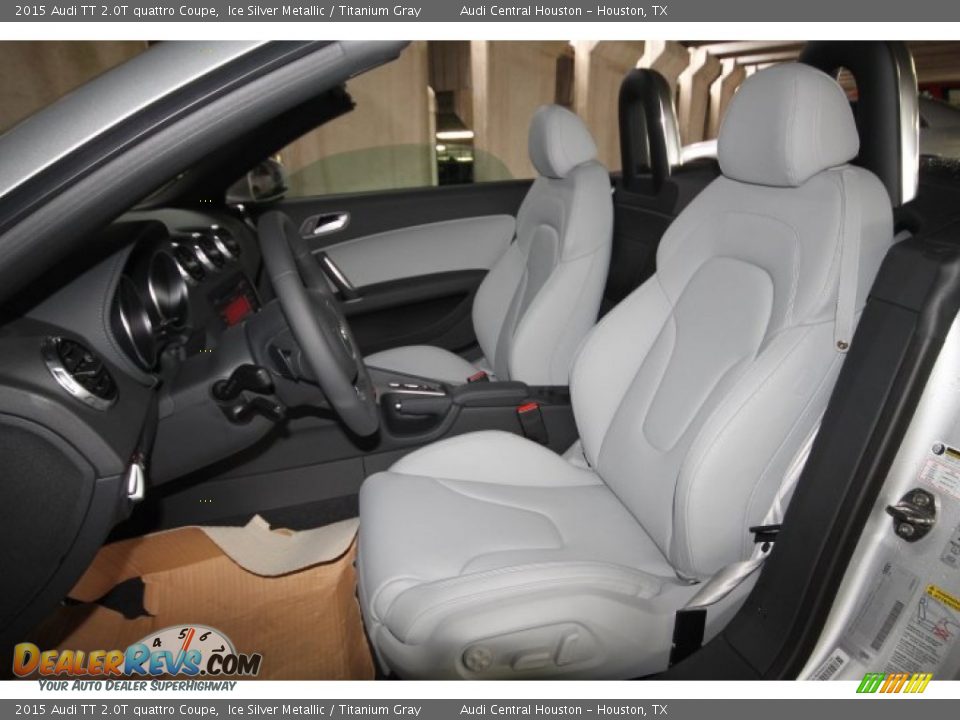 Titanium Gray Interior - 2015 Audi TT 2.0T quattro Coupe Photo #11