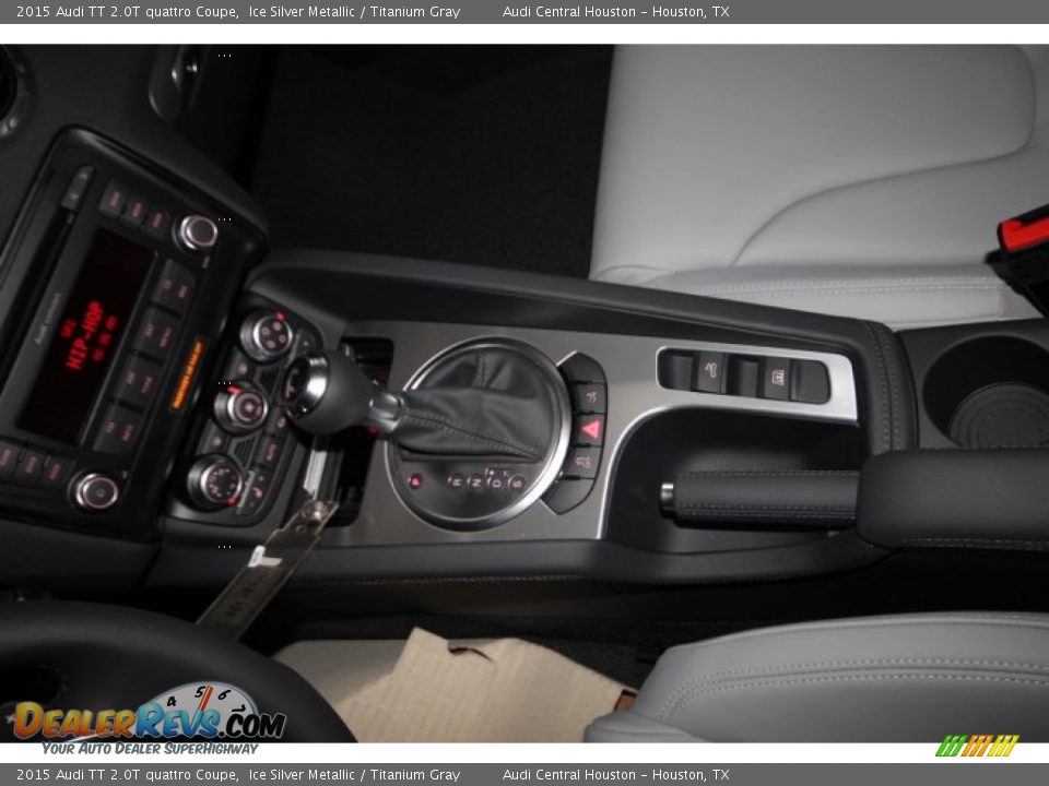2015 Audi TT 2.0T quattro Coupe Ice Silver Metallic / Titanium Gray Photo #15