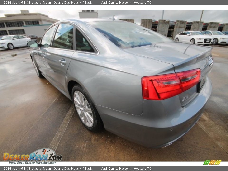 2014 Audi A6 3.0T quattro Sedan Quartz Gray Metallic / Black Photo #4