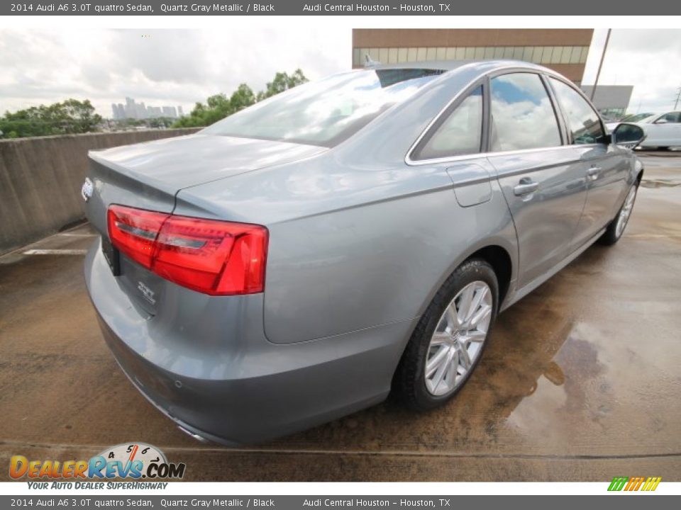 2014 Audi A6 3.0T quattro Sedan Quartz Gray Metallic / Black Photo #6