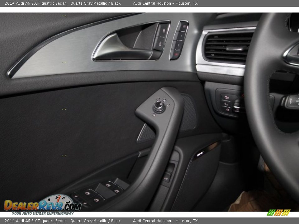 2014 Audi A6 3.0T quattro Sedan Quartz Gray Metallic / Black Photo #16