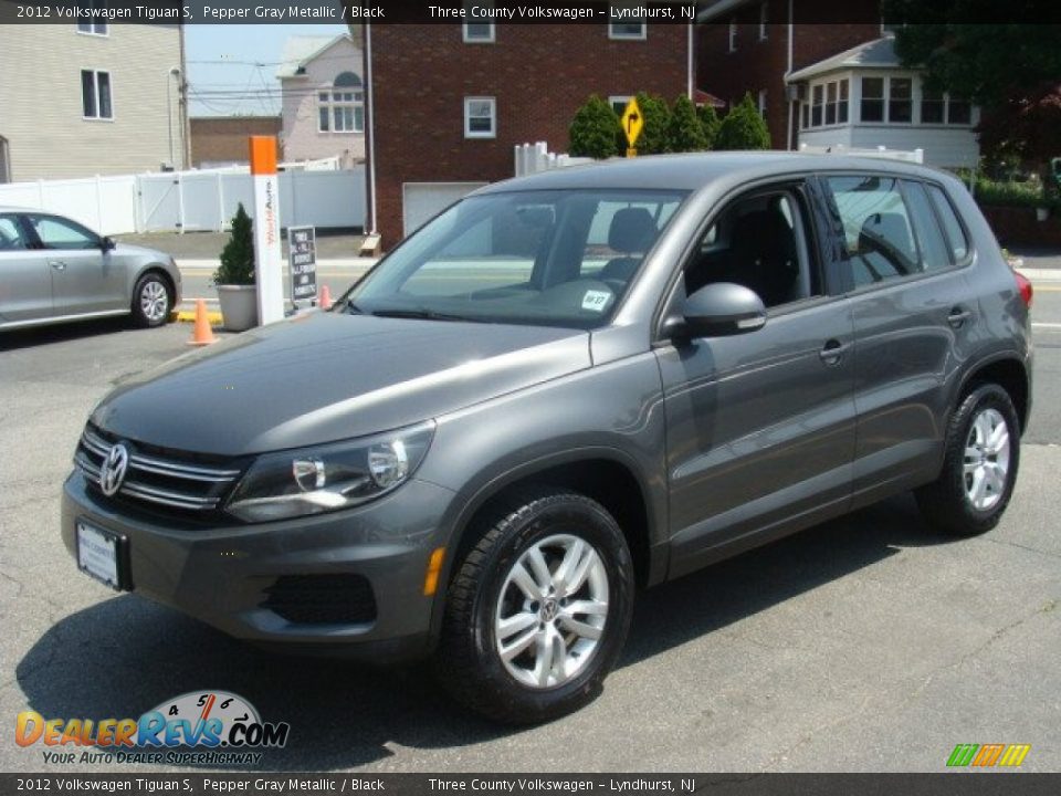2012 Volkswagen Tiguan S Pepper Gray Metallic / Black Photo #3