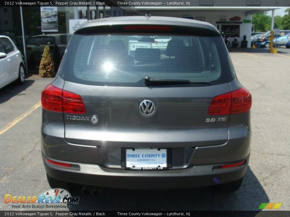 2012 Volkswagen Tiguan S Pepper Gray Metallic / Black Photo #5