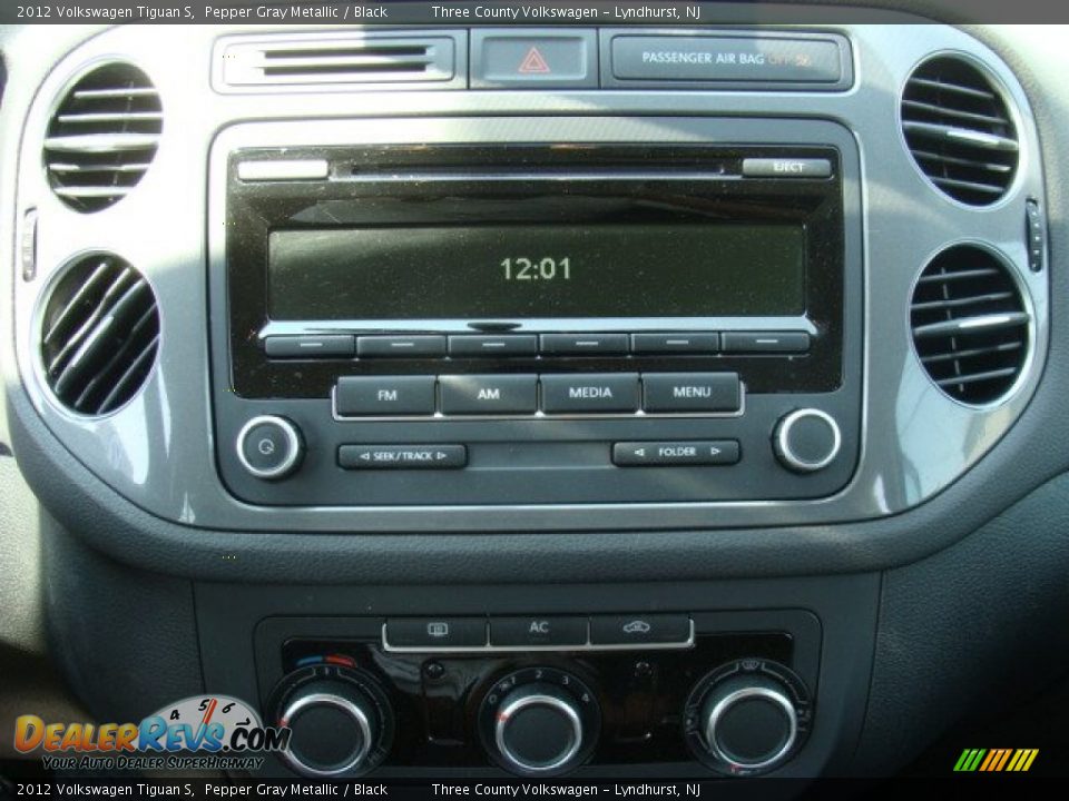 2012 Volkswagen Tiguan S Pepper Gray Metallic / Black Photo #10