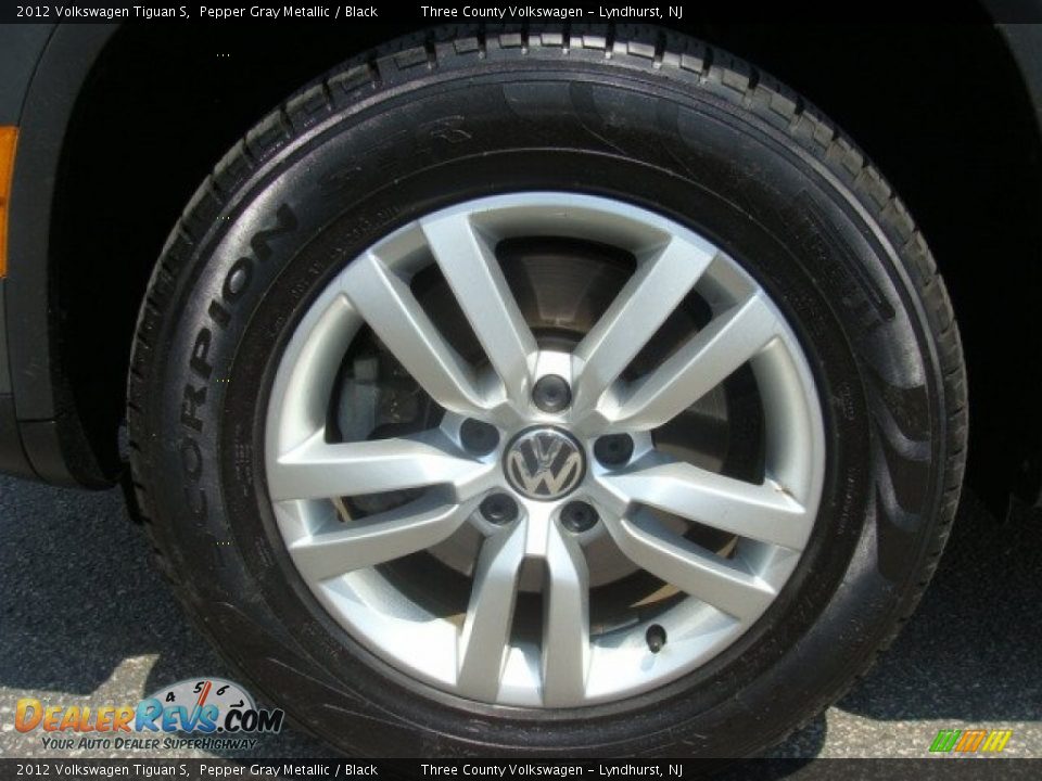 2012 Volkswagen Tiguan S Pepper Gray Metallic / Black Photo #15