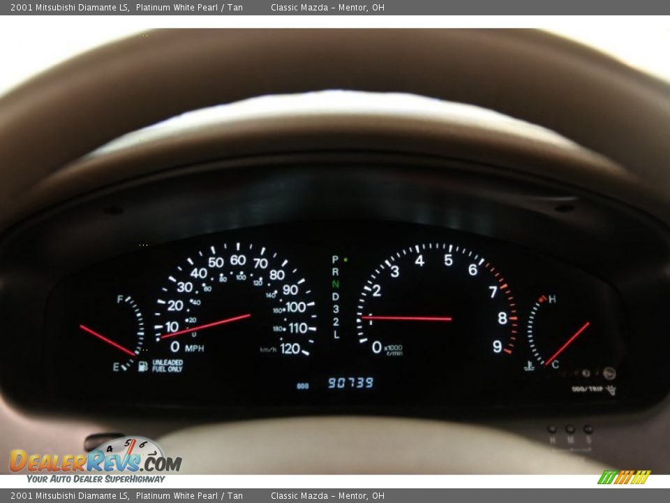 2001 Mitsubishi Diamante LS Gauges Photo #7