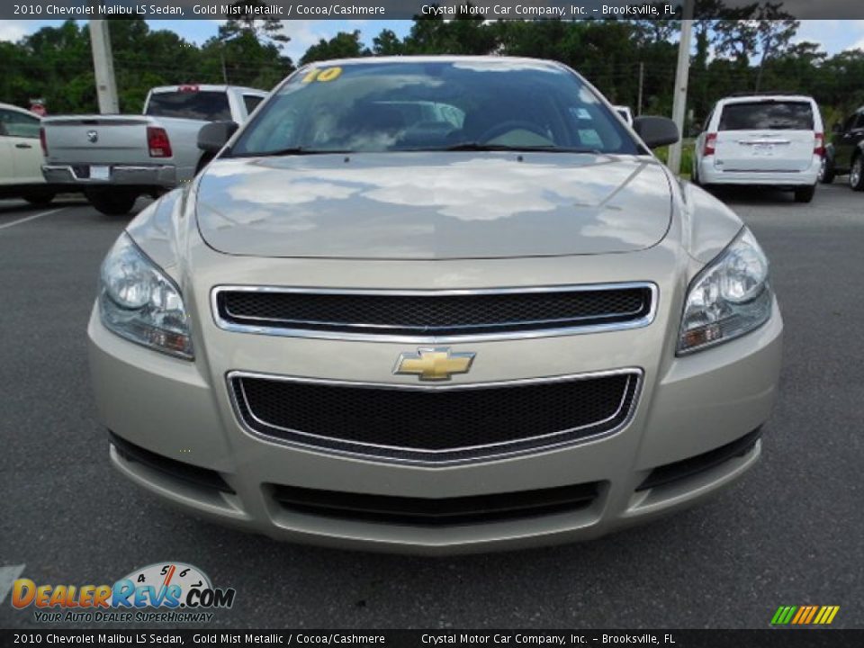 2010 Chevrolet Malibu LS Sedan Gold Mist Metallic / Cocoa/Cashmere Photo #13