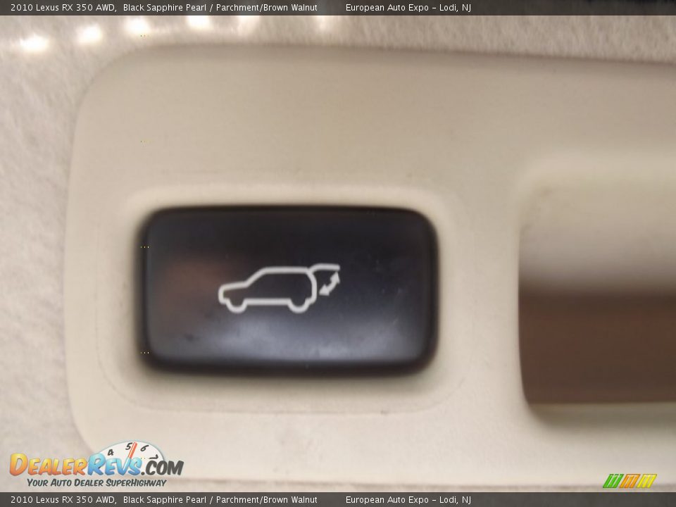 2010 Lexus RX 350 AWD Black Sapphire Pearl / Parchment/Brown Walnut Photo #18
