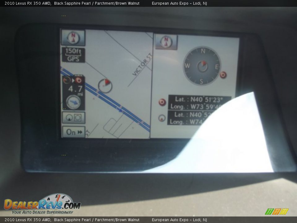 2010 Lexus RX 350 AWD Black Sapphire Pearl / Parchment/Brown Walnut Photo #30