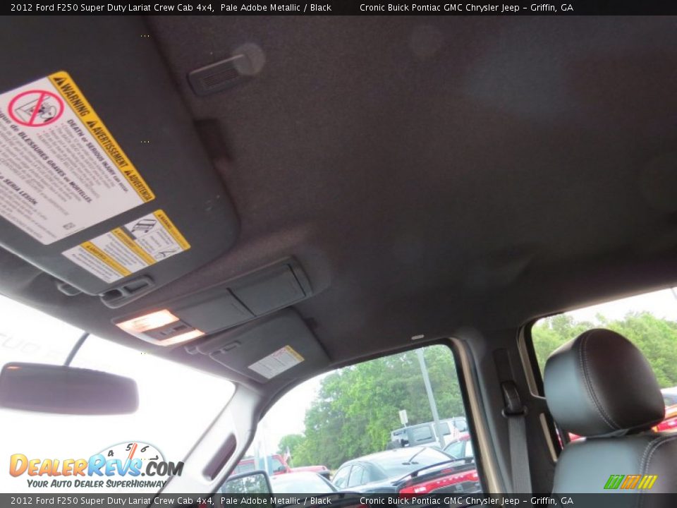2012 Ford F250 Super Duty Lariat Crew Cab 4x4 Pale Adobe Metallic / Black Photo #12