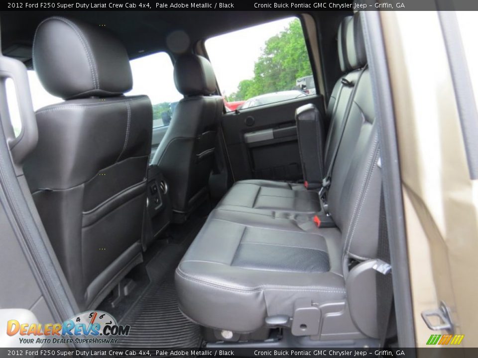2012 Ford F250 Super Duty Lariat Crew Cab 4x4 Pale Adobe Metallic / Black Photo #14