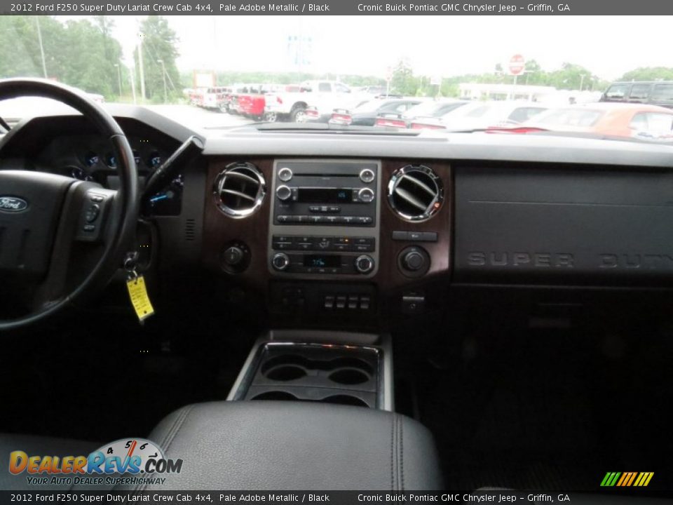 2012 Ford F250 Super Duty Lariat Crew Cab 4x4 Pale Adobe Metallic / Black Photo #20
