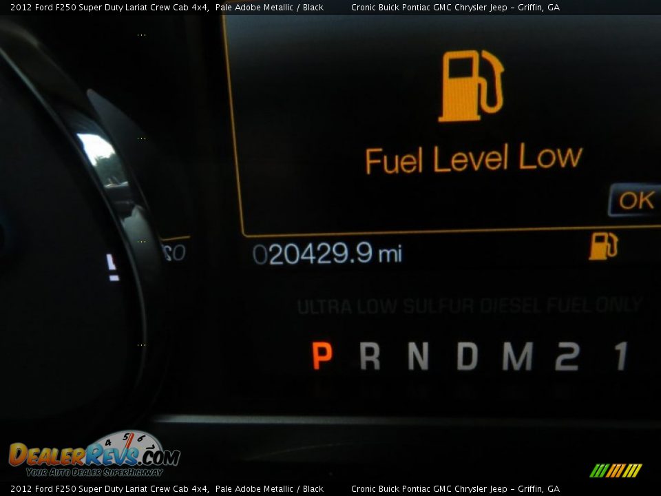 2012 Ford F250 Super Duty Lariat Crew Cab 4x4 Pale Adobe Metallic / Black Photo #23