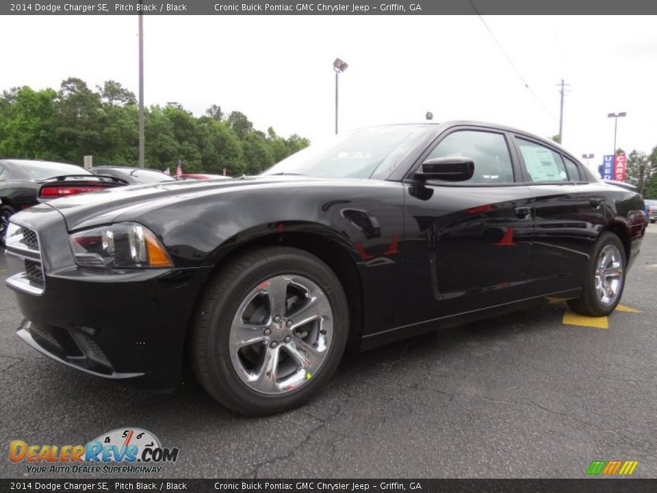2014 Dodge Charger SE Pitch Black / Black Photo #3