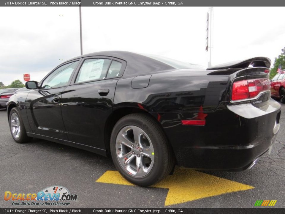 2014 Dodge Charger SE Pitch Black / Black Photo #5