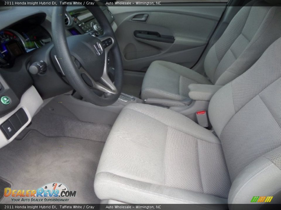 2011 Honda Insight Hybrid EX Taffeta White / Gray Photo #11