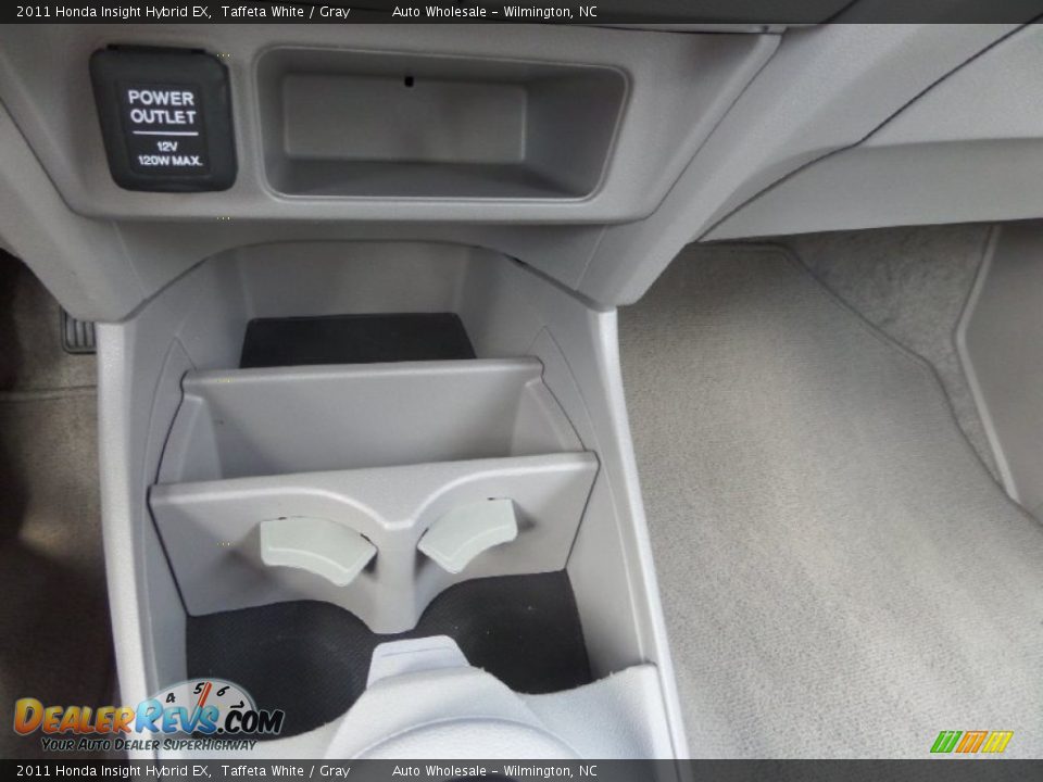 2011 Honda Insight Hybrid EX Taffeta White / Gray Photo #18