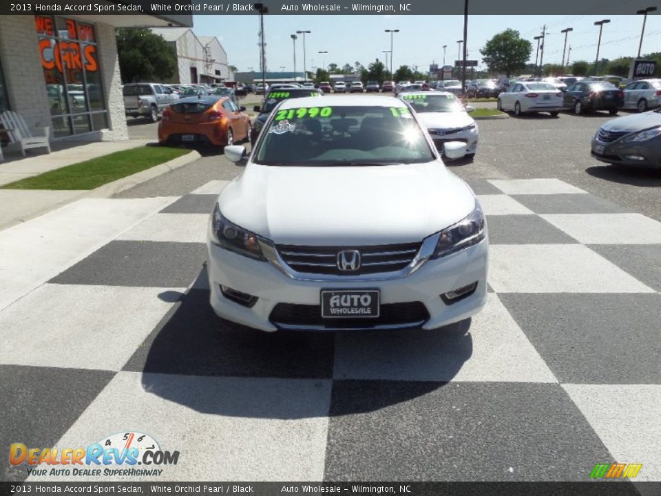 2013 Honda Accord Sport Sedan White Orchid Pearl / Black Photo #2