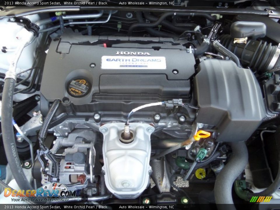 2013 Honda Accord Sport Sedan White Orchid Pearl / Black Photo #6