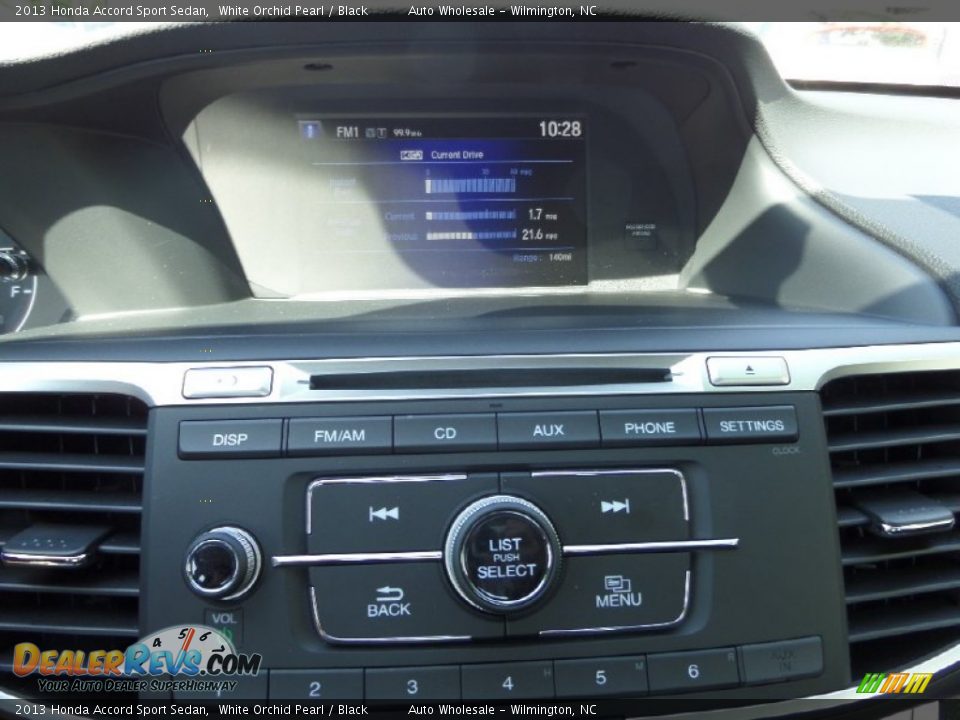 2013 Honda Accord Sport Sedan White Orchid Pearl / Black Photo #17