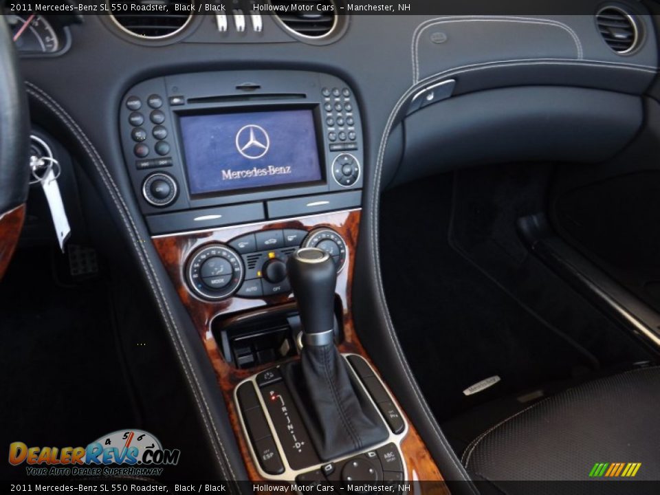 2011 Mercedes-Benz SL 550 Roadster Black / Black Photo #7