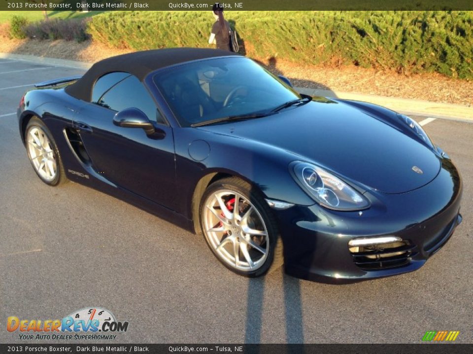 2013 Porsche Boxster Dark Blue Metallic / Black Photo #5