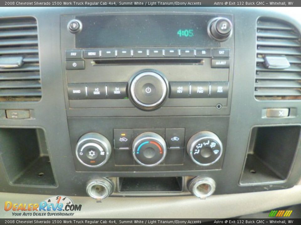 2008 Chevrolet Silverado 1500 Work Truck Regular Cab 4x4 Summit White / Light Titanium/Ebony Accents Photo #19