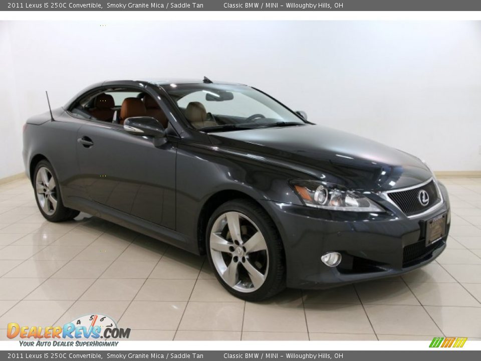 2011 Lexus IS 250C Convertible Smoky Granite Mica / Saddle Tan Photo #2