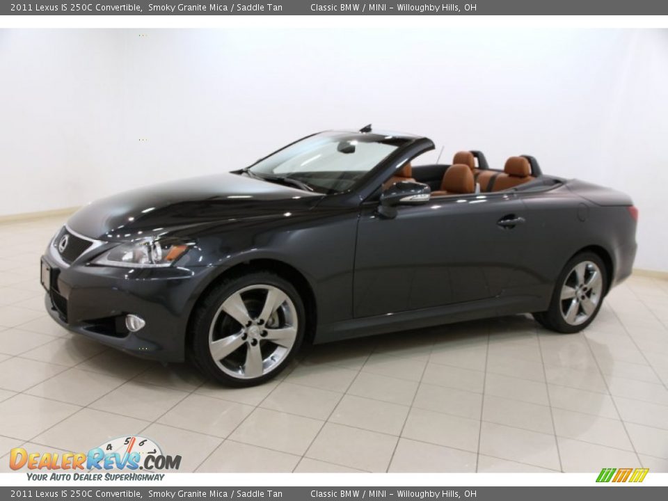 2011 Lexus IS 250C Convertible Smoky Granite Mica / Saddle Tan Photo #4