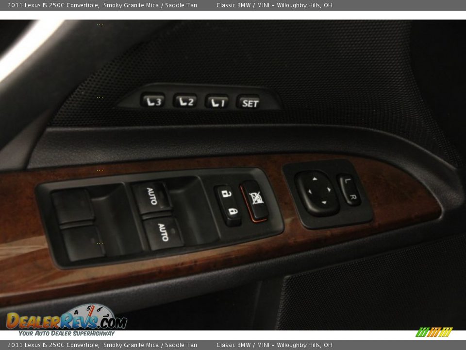 2011 Lexus IS 250C Convertible Smoky Granite Mica / Saddle Tan Photo #6