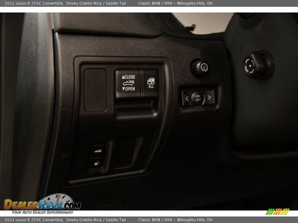2011 Lexus IS 250C Convertible Smoky Granite Mica / Saddle Tan Photo #7