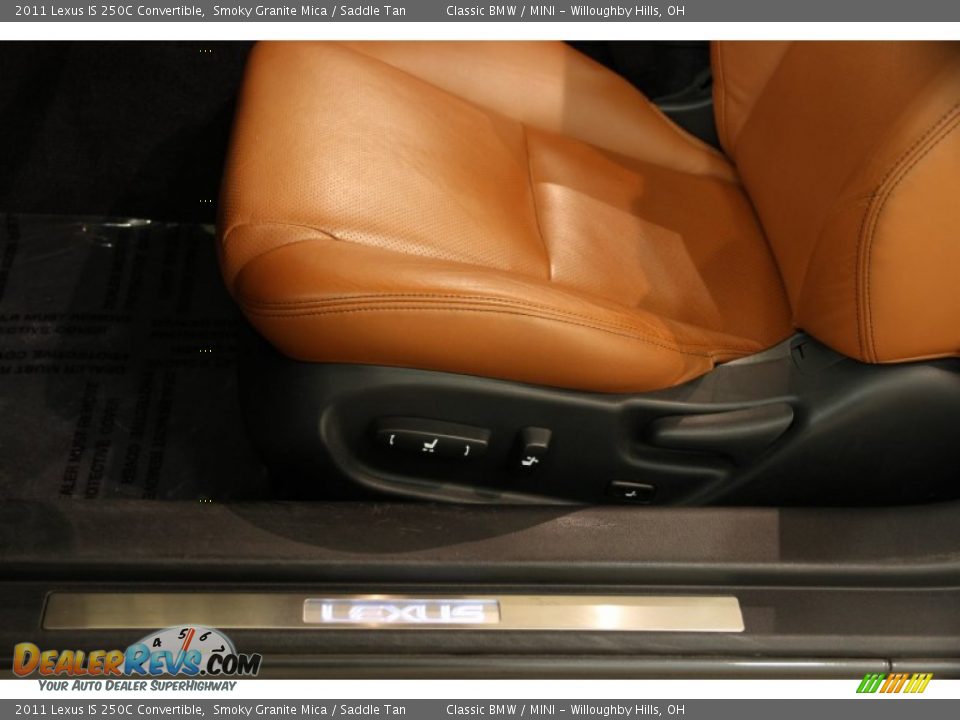 2011 Lexus IS 250C Convertible Smoky Granite Mica / Saddle Tan Photo #8