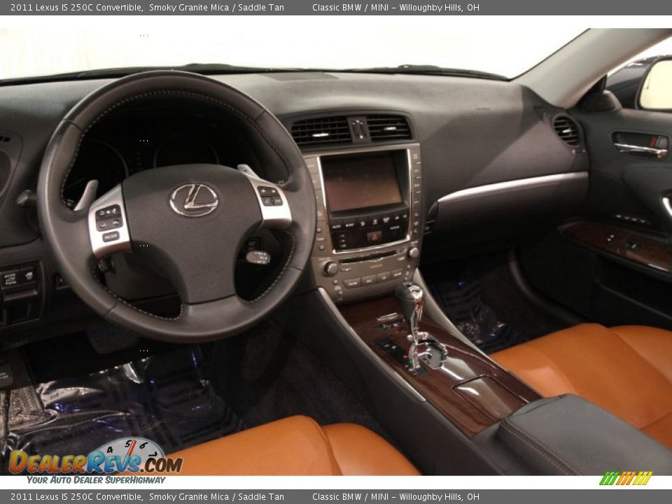 2011 Lexus IS 250C Convertible Smoky Granite Mica / Saddle Tan Photo #10