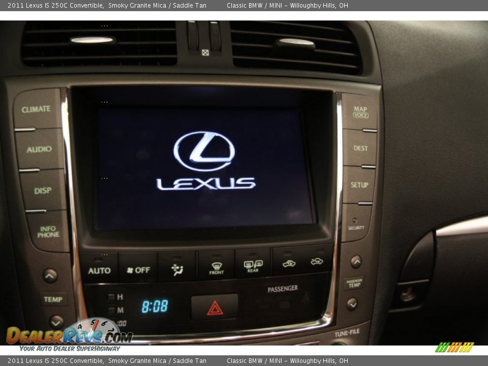 2011 Lexus IS 250C Convertible Smoky Granite Mica / Saddle Tan Photo #14
