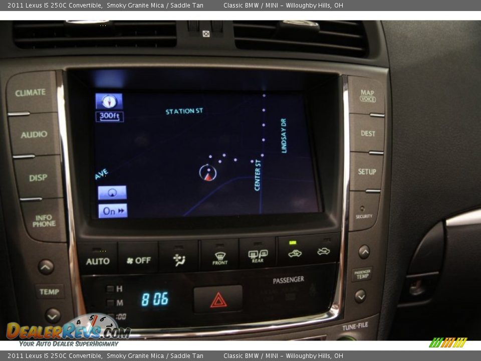 2011 Lexus IS 250C Convertible Smoky Granite Mica / Saddle Tan Photo #19