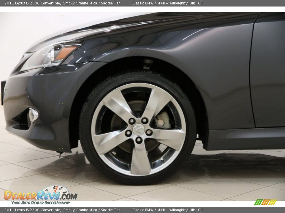 2011 Lexus IS 250C Convertible Smoky Granite Mica / Saddle Tan Photo #29