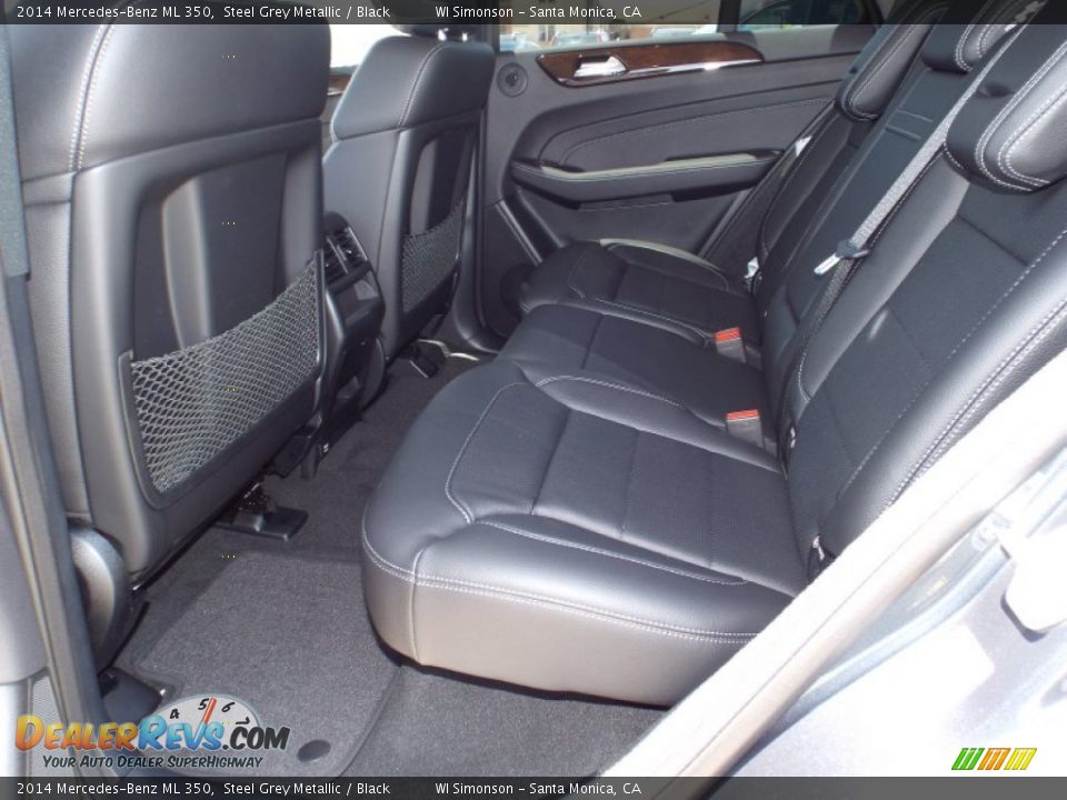 2014 Mercedes-Benz ML 350 Steel Grey Metallic / Black Photo #8
