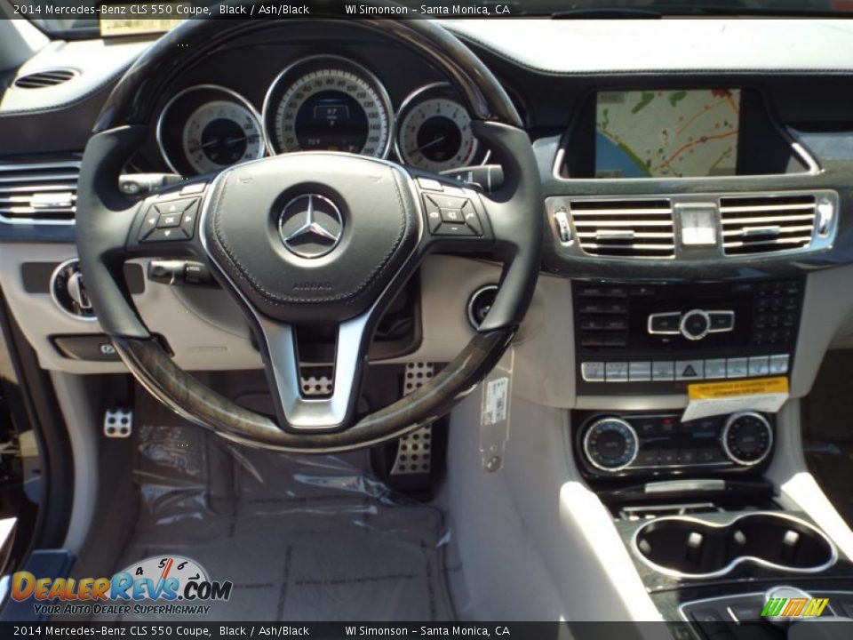 2014 Mercedes-Benz CLS 550 Coupe Black / Ash/Black Photo #9