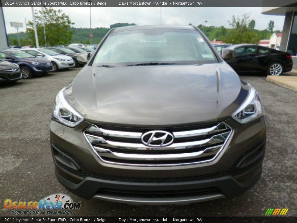 2014 Hyundai Santa Fe Sport FWD Cabo Bronze / Beige Photo #2