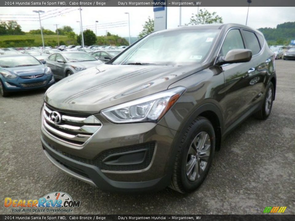 2014 Hyundai Santa Fe Sport FWD Cabo Bronze / Beige Photo #3