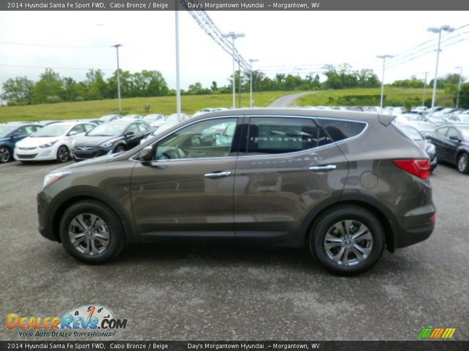 2014 Hyundai Santa Fe Sport FWD Cabo Bronze / Beige Photo #4