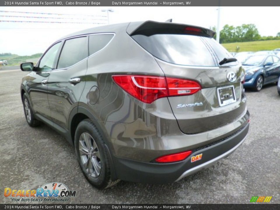 2014 Hyundai Santa Fe Sport FWD Cabo Bronze / Beige Photo #5