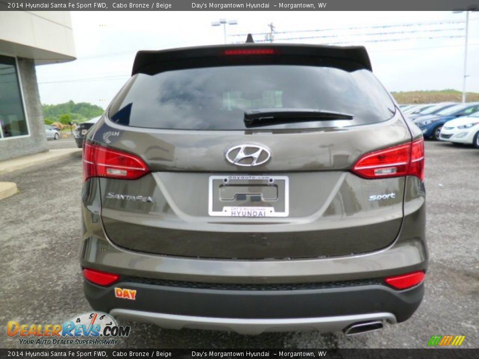 2014 Hyundai Santa Fe Sport FWD Cabo Bronze / Beige Photo #6