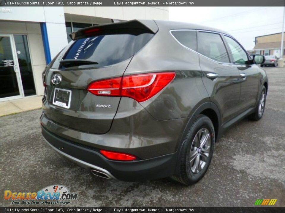 2014 Hyundai Santa Fe Sport FWD Cabo Bronze / Beige Photo #7