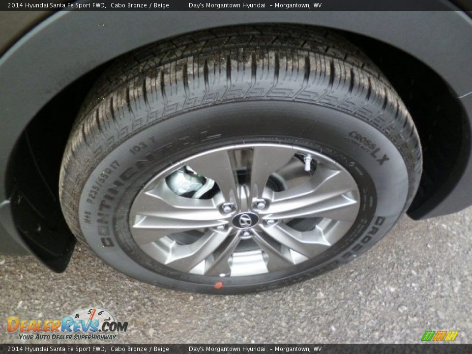 2014 Hyundai Santa Fe Sport FWD Cabo Bronze / Beige Photo #9