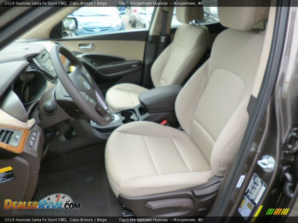 2014 Hyundai Santa Fe Sport FWD Cabo Bronze / Beige Photo #16