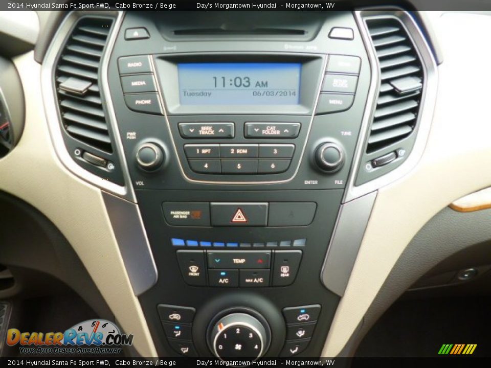 2014 Hyundai Santa Fe Sport FWD Cabo Bronze / Beige Photo #19
