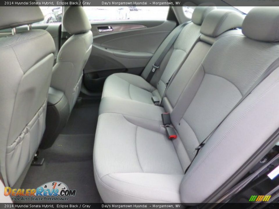 Rear Seat of 2014 Hyundai Sonata Hybrid Photo #13