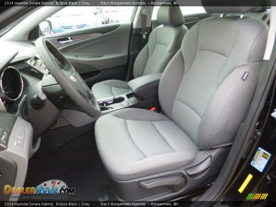 Front Seat of 2014 Hyundai Sonata Hybrid Photo #15